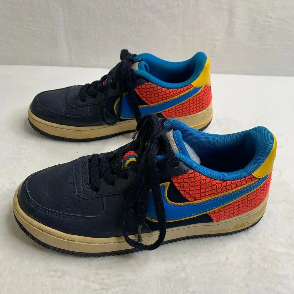 Nike Air Force 1 Low GS Photo Blue Obsidian Youth Boys 6.5 AV0748 400 2018